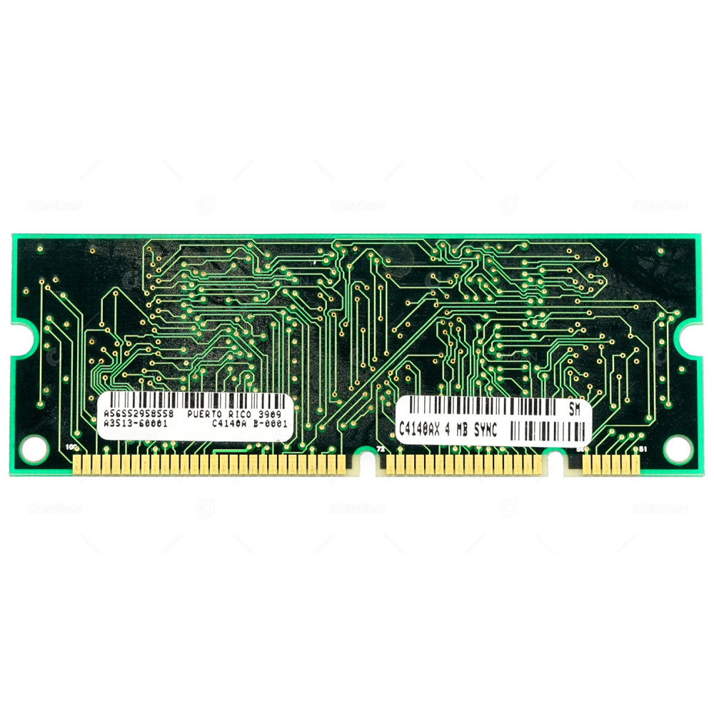 A3513-60001 HP MEMORY 4MB SDRAM DIMM FOR LASERJET PRINTER 2200 4000 4050N 4100 8000 8100 8550 C4140A, C4140AX, B-0001