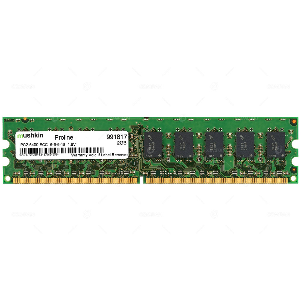 991817 MUSHKIN 2GB PC2-6400 DDR2 800MHZ MEMORY -