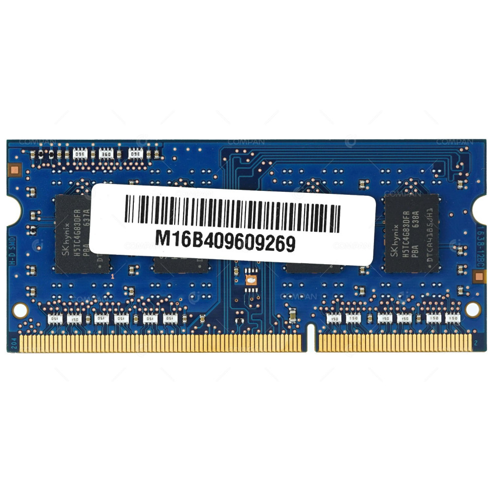 HMT451S6DFR8A-PB HYNIX MEMORY 4GB 1RX8 PC3L 12800S 204 PIN UNBUFFERED CL11 NON ECC SO-DIMM -