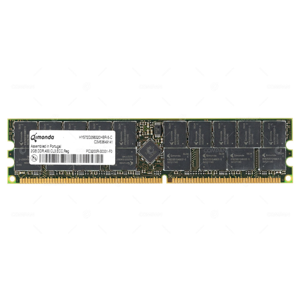 373030-951 HP MEMORY 2GB 2RX4 PC 3200R DDR 400MHZ 184 PIN RDIMM CL3 ECC