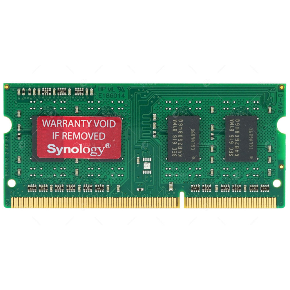 708154-0751 SYNOLOGY DDR3 2GB 1RX8 1600MHZ SO DIMM FOR SYNOLOGY RS815+
