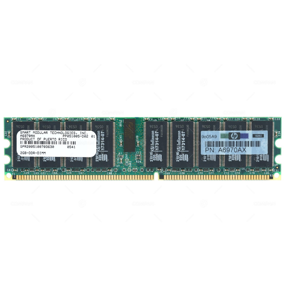 A6970AX  HP 2GB PC2100 DDR1 266MHZ REGISTERED ECC MEMORY