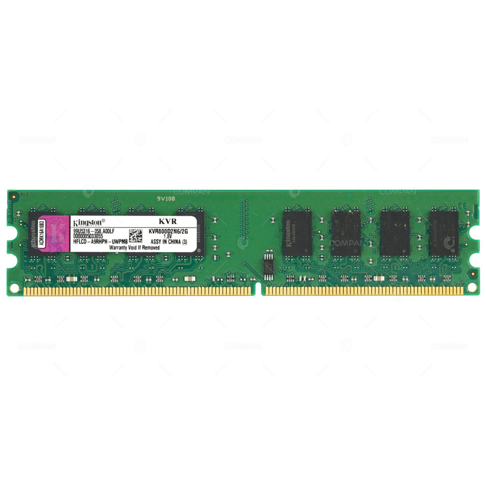 KVR800D2N6-2G KINGSTON MEMORY 2GB 2RX8 PC2 6400 DDR2 800 CL6 KVR800D2N6/2G KVR800D2N6-2G KVR800D2N6/2G