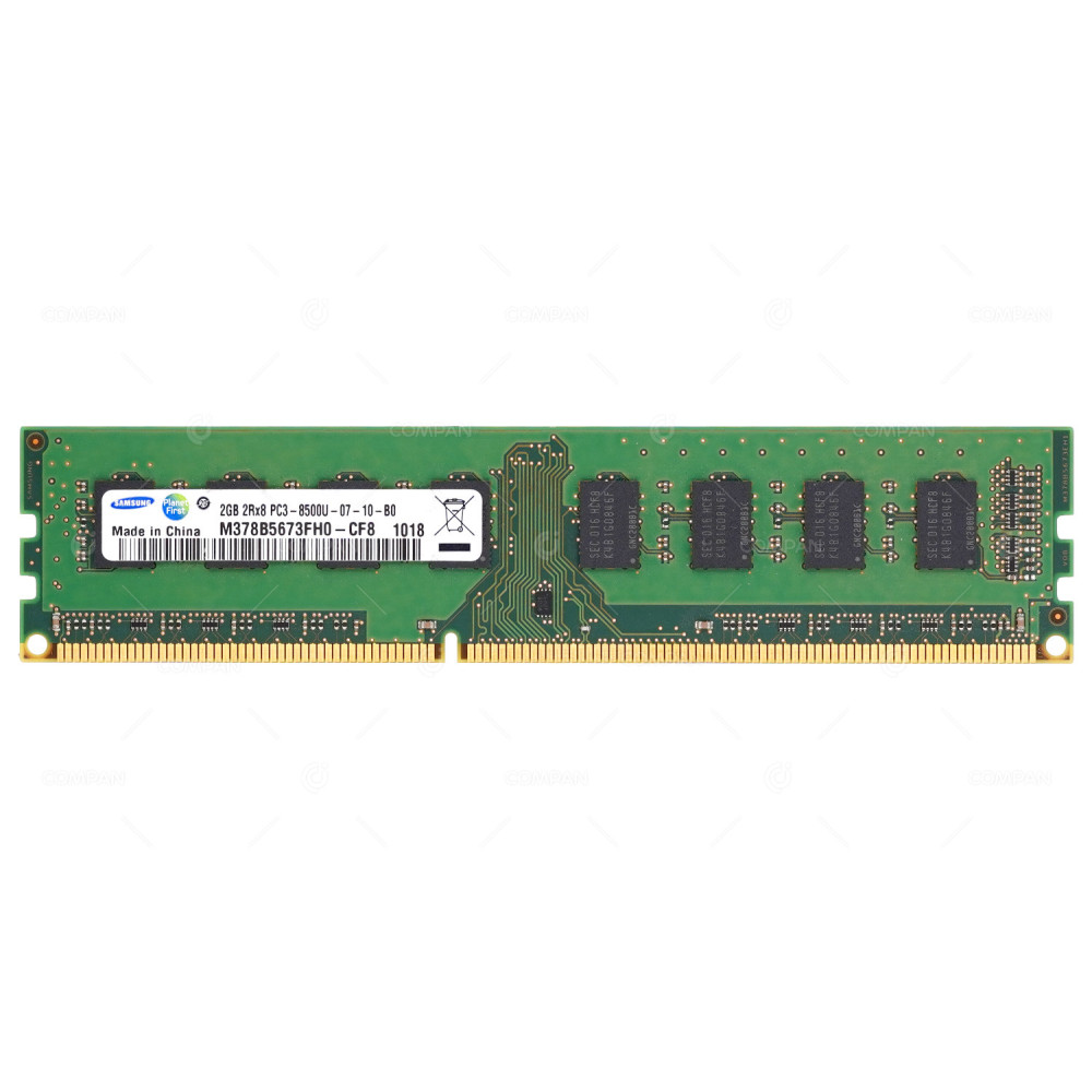 M378B5673FH0-CFB SAMSUNG DDR3 2GB 2RX8 PC3-8500 1066MHZ DIMM