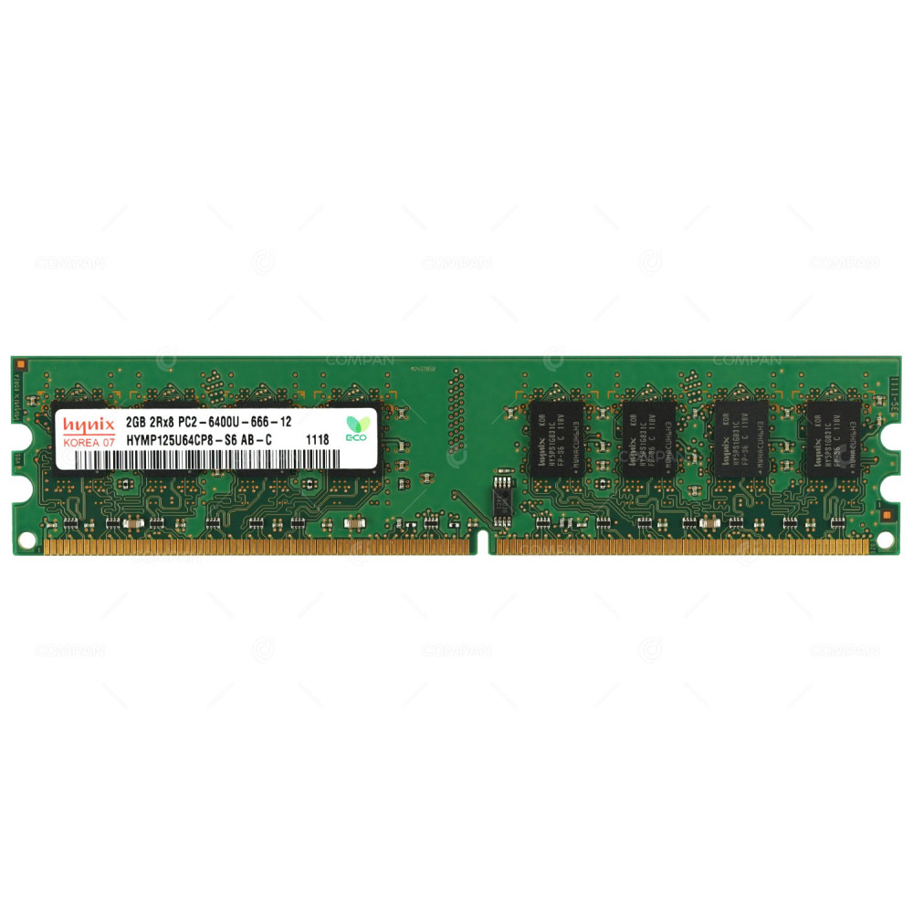 HYMP125U64CP8-S6  HYNIX MEMORY 2GB 2RX8 PC2 6400U 800MHZ HYMP125U64CP8-S6 -