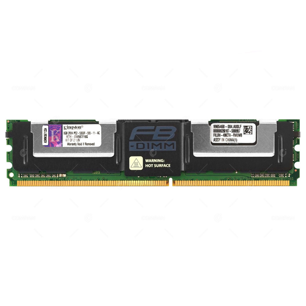 KTH-XW667-16G  KINGSTON MEMORY 8GB 2RX4 PC2 5300F DDR2