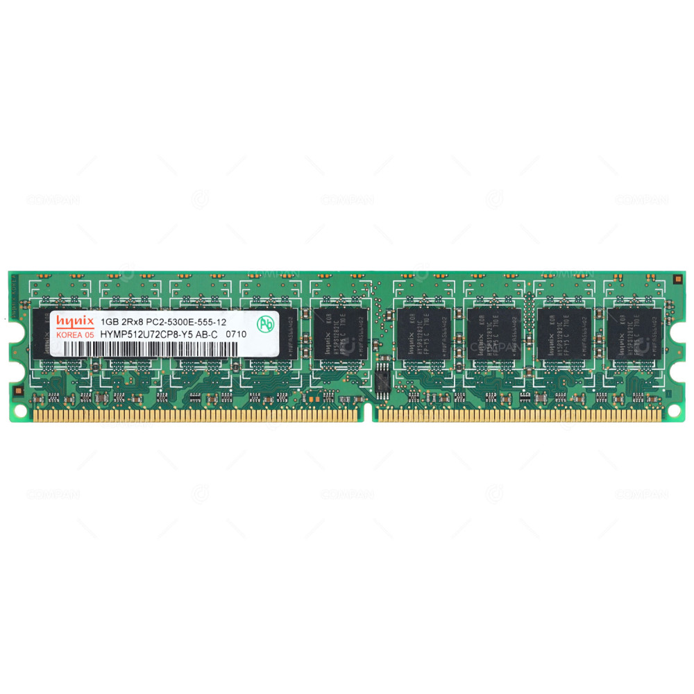 HYMP512U72CP8-Y5  HYNIX MEMORY 1GB 2RX8 PC2 5300E DDR2
