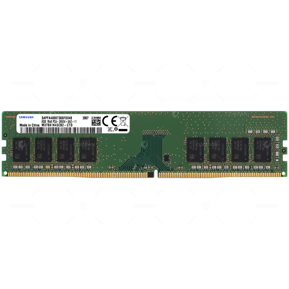 01AG834 LENOVO 8GB 1RX8 PC4-2666V DDR4 2666MHZ NON ECC UNBUFFERED UDIMM MEMORY M378A1K43CB2-CTD