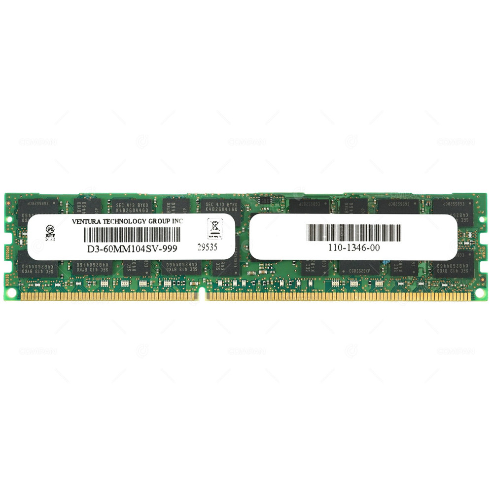 110-1346-00 VENTURA MEMORY 8GB 2RX4 PC3-10600R 1333MHZ ECC DDR3 110-1346-00 D3-60MM104SV-999 D3-60MM104SV-999