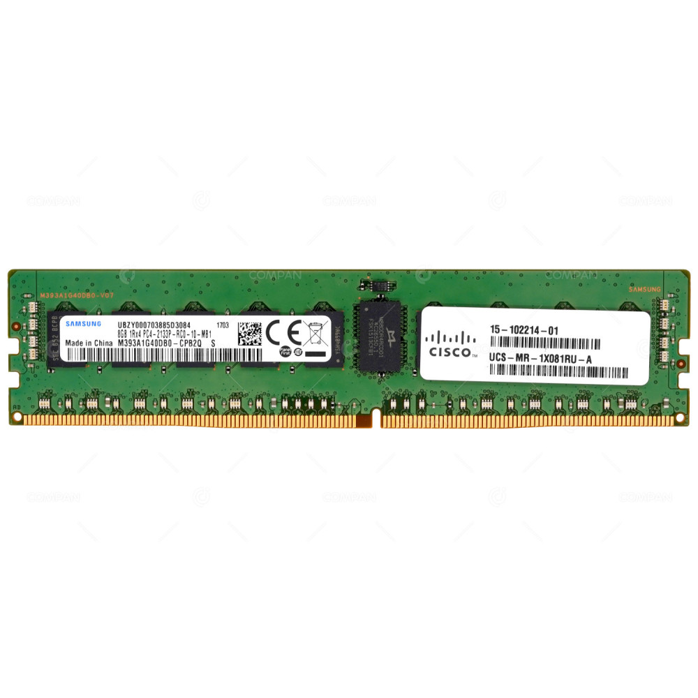 15-102214-01 CISCO DDR4 8GB 1RX4 PC4-17000 2133MHZ RDIMM