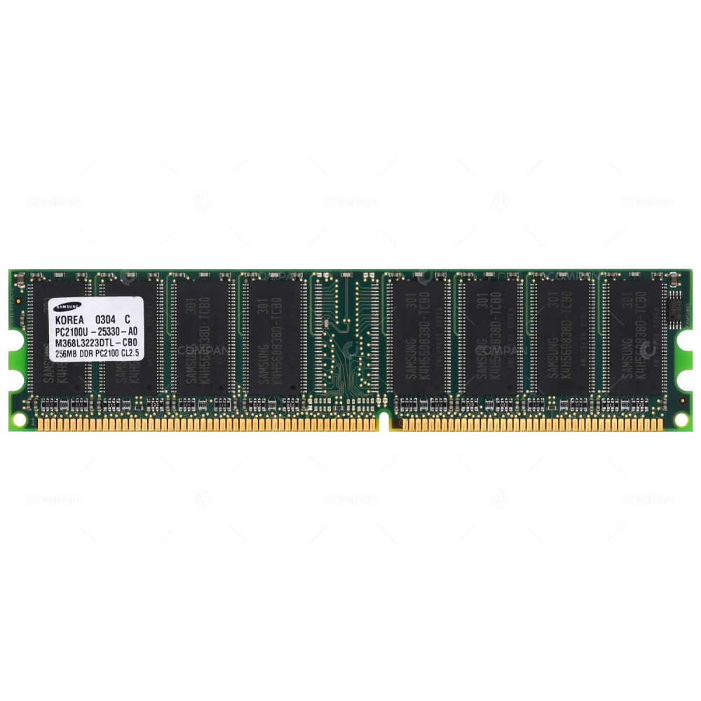 175924-001 HP MEMORY 256MB PC2100U CL2 266MZ 185PIN DDR M368L3223CTL-CB0, M368L3223DTL-CB0