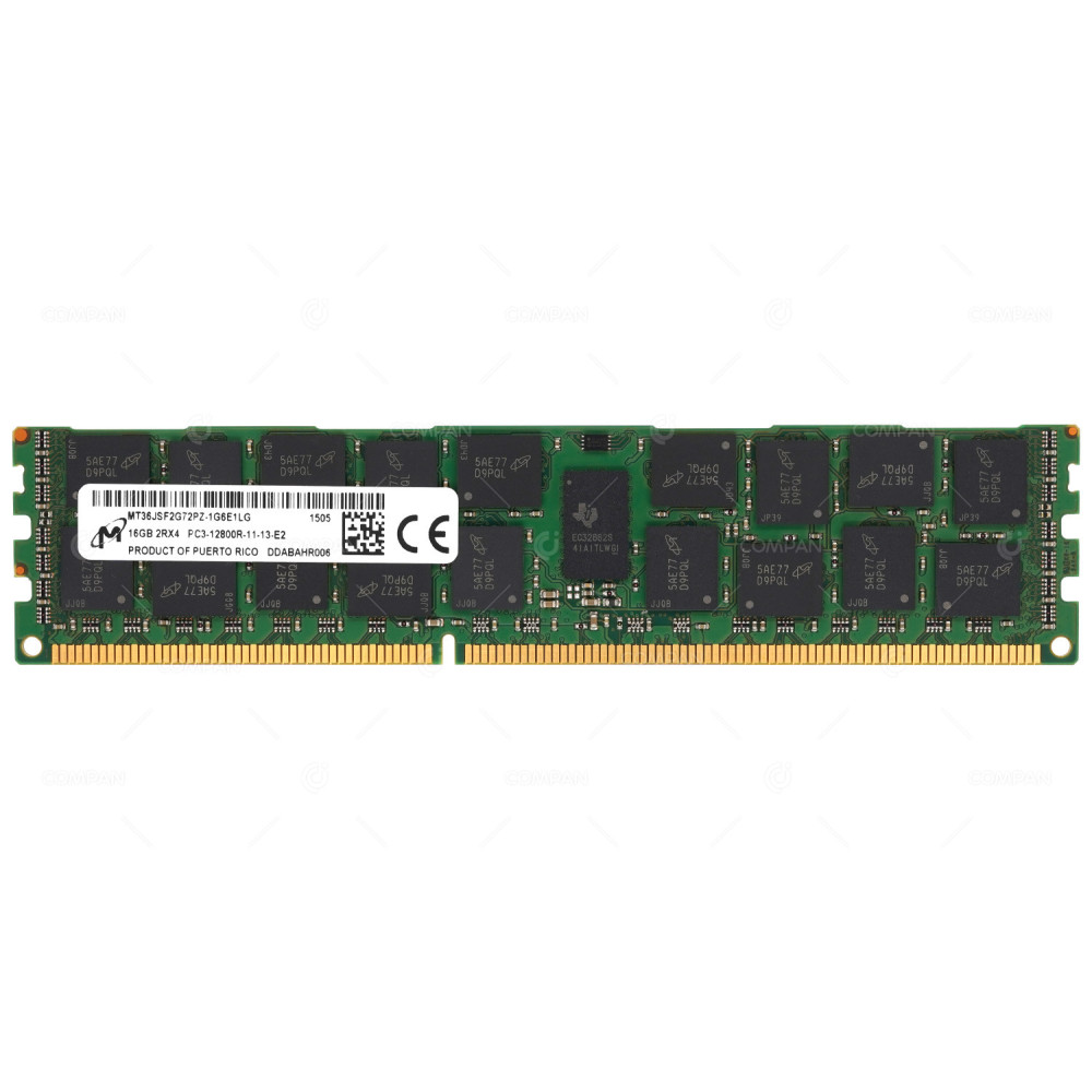 314-900-041 12800R EMC MEMORY 16GB 2RX4 PC3 12800R DDR3 HMT42GR7AFR4C-PB, MT36JSF2G72PZ-1G6E1