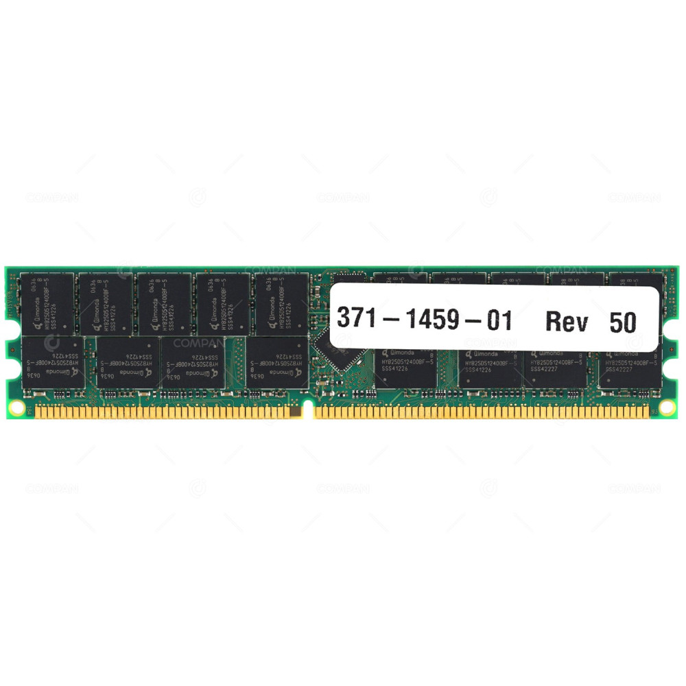 371-1459-01 SUN MEMORY 2GB 2RX4 PC3200R-30331-F0 DDR 400 CL3 ECC REG HYS72D256220HBR-5-B