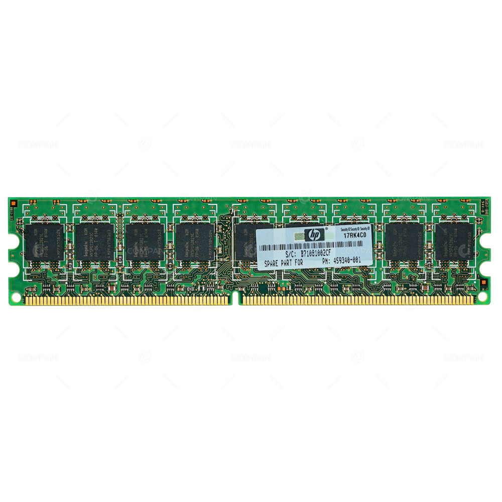459340-001 HP MEMORY 1GB 2RX8 PC2 6400E DDR2 HYMP512U72CP8-S6