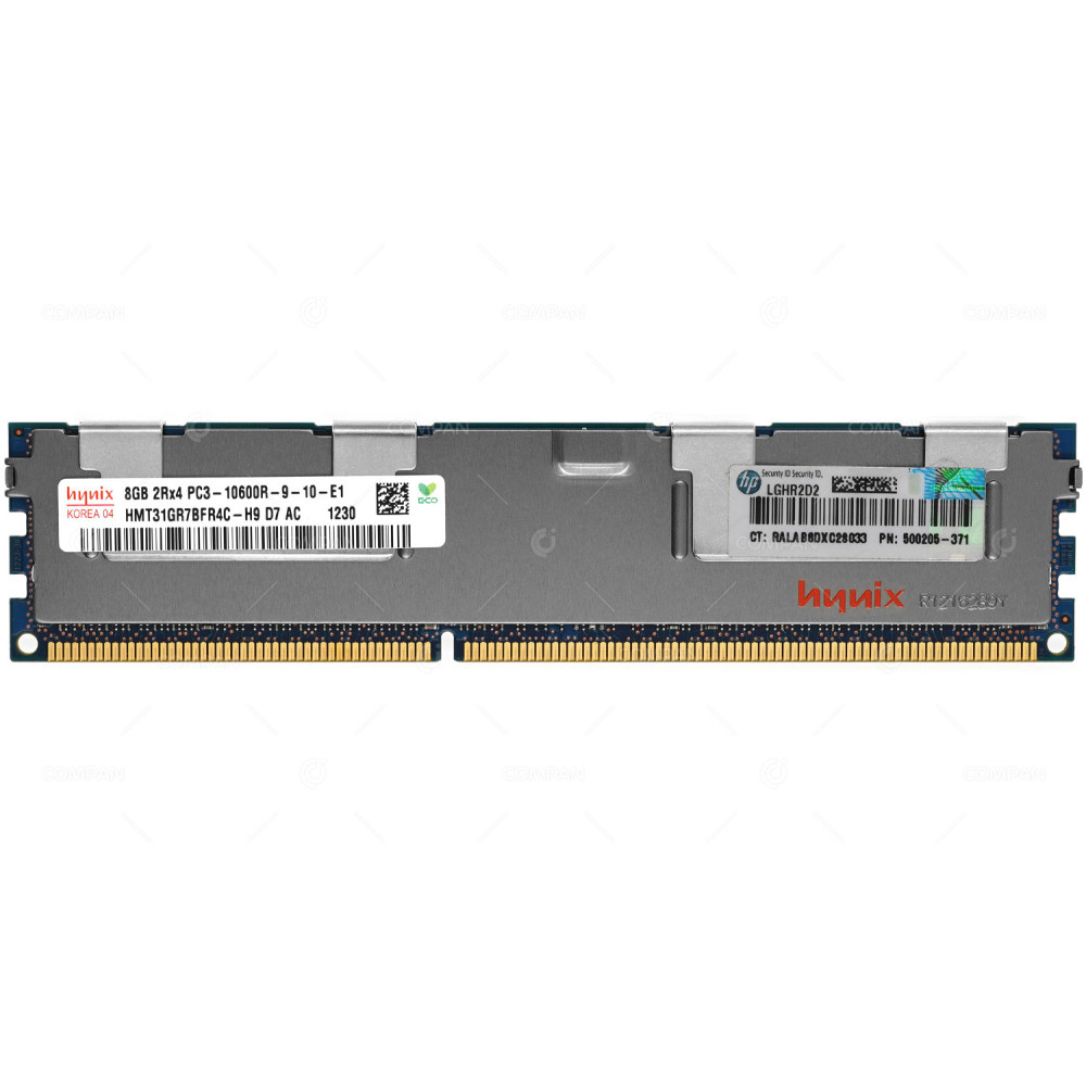 500205-371 HP DDR3 8GB 2RX4 PC3-10600 1333MHZ RDIMM FOR HP BL860C
