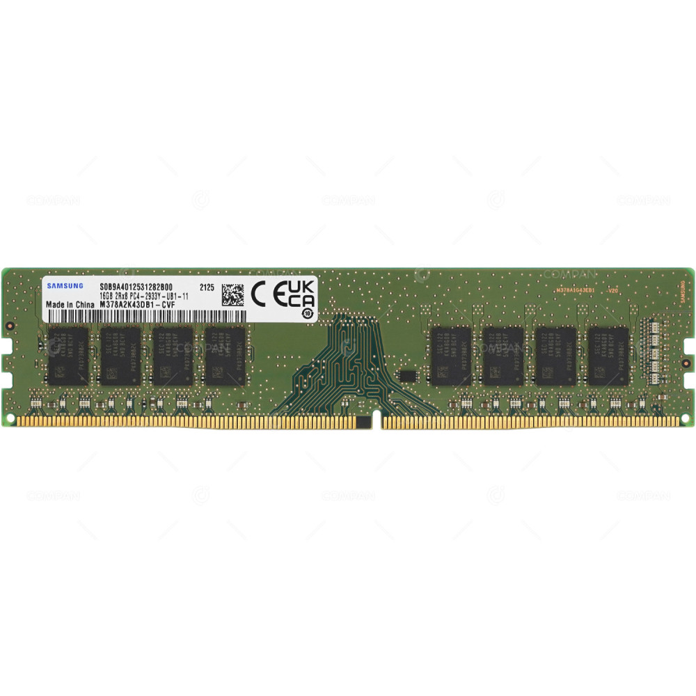 5M30V06818 LENOVO 16GB 2RX8 PC4-2933Y DDR4 2933MHZ NON ECC UNBUFFERED UDIMM MEMORY M378A2K43DB1-CVF
