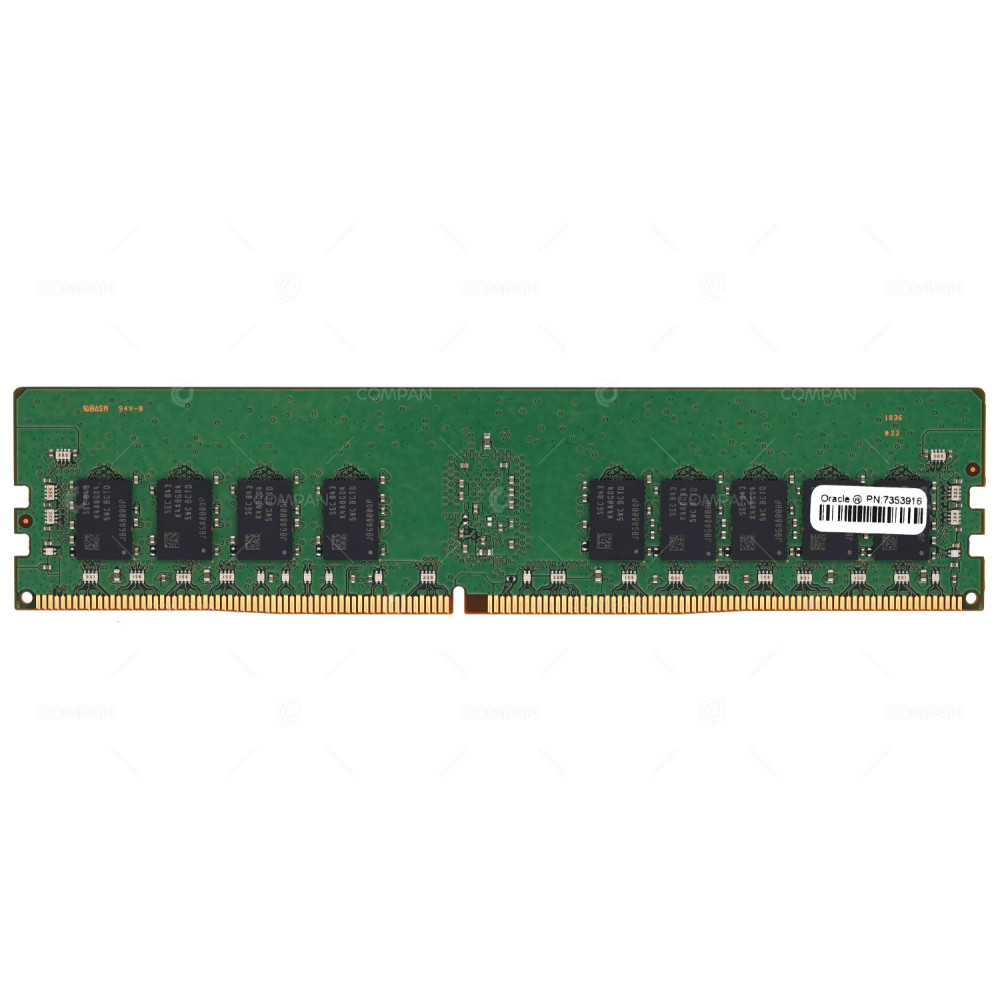 7353916 SUN ORACLE DDR4 16GB 1RX4 PC4-21333 2666MHZ RDIMM CL17