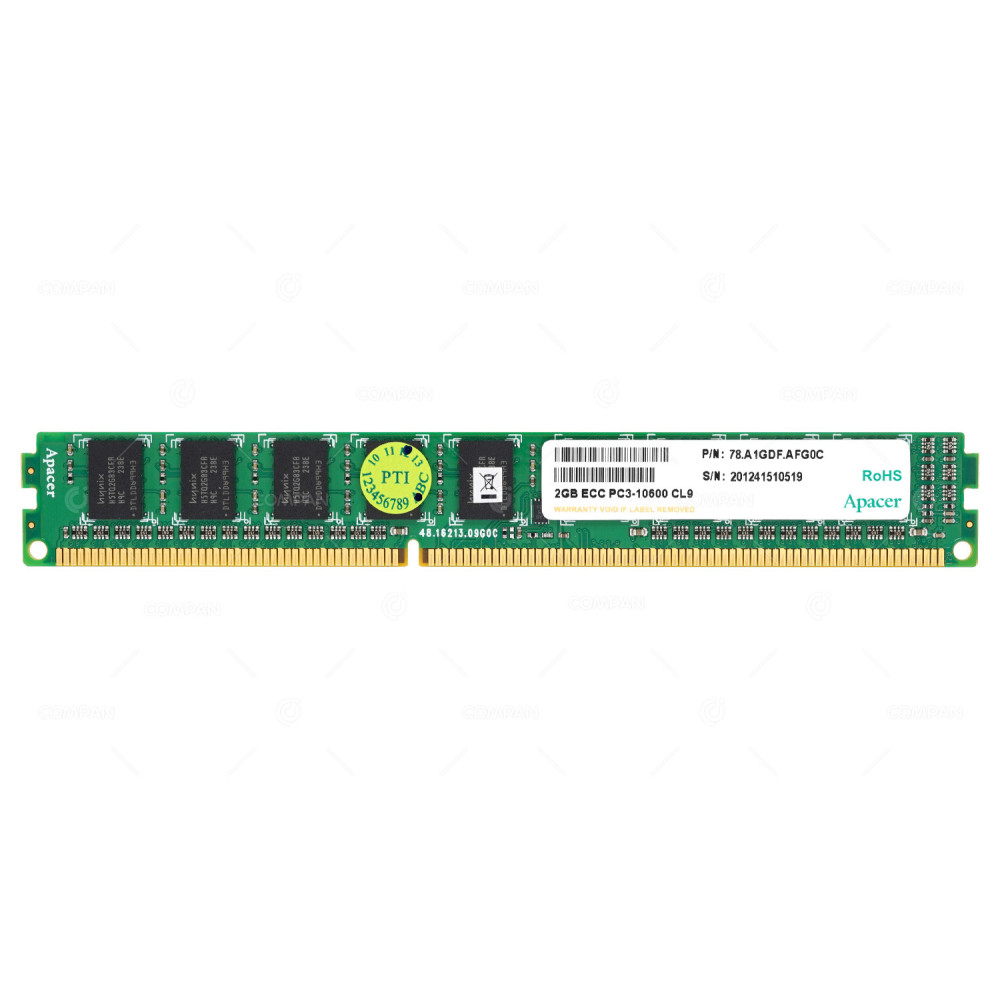 78.A1GDF.AFG0C PROMISE TECHNOLOGY APACER 2GB DDR3 ECC PC3-1060 MEMORY FOR VESS 2600I -
