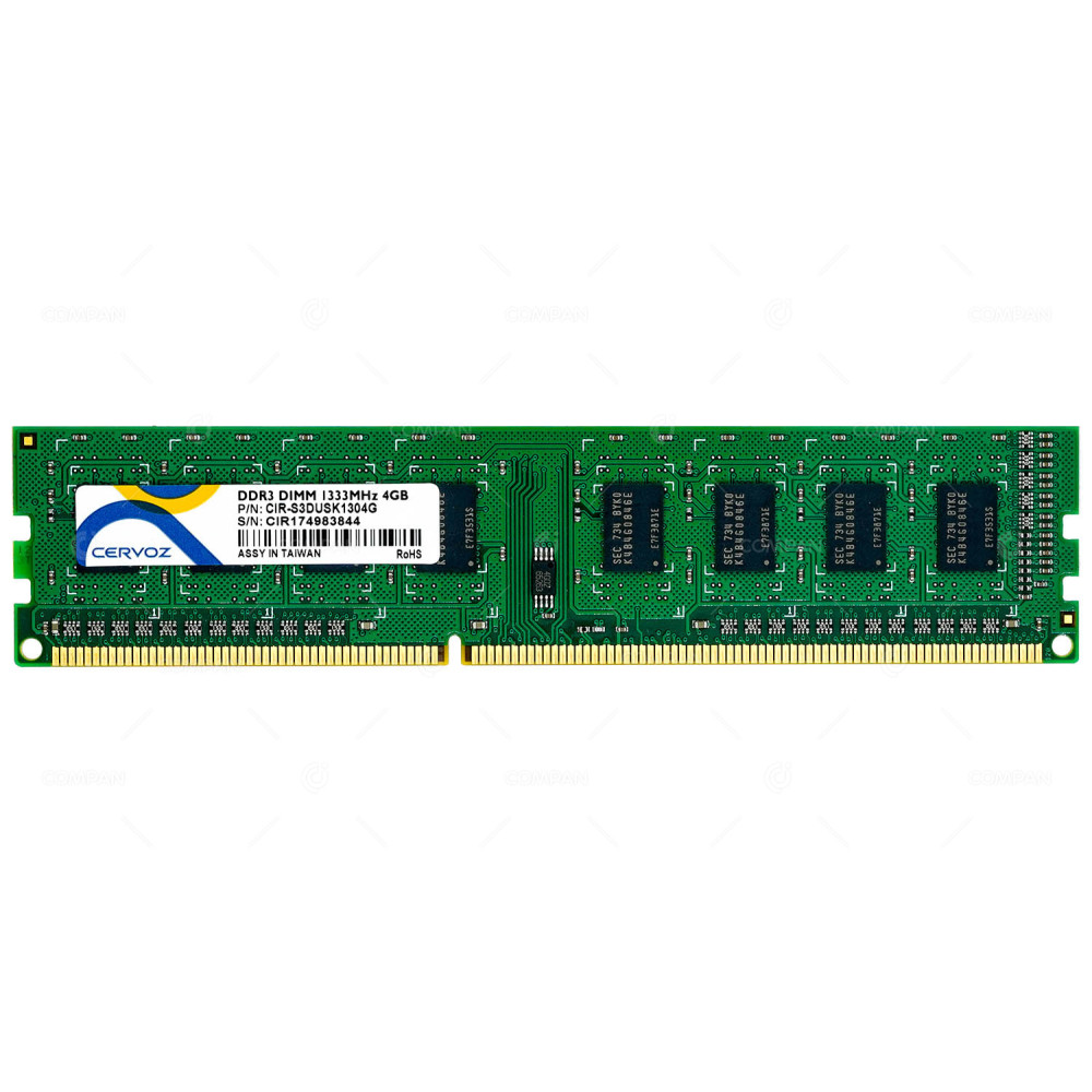 CIR-S3DUSK1304G CERVOZ MEMORY 4GB PC3 10600 DDR3 -