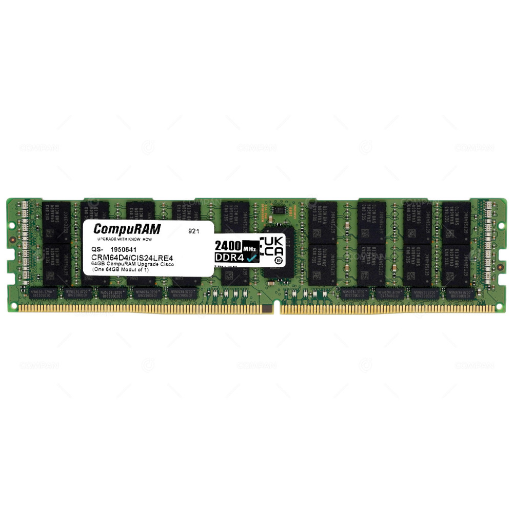 CRM64D4-CIS24LRE4 COMPURAM MEMORY 64GB 2400 DDR4 19200 CRM4D4/CIS24LRE4, 1950641