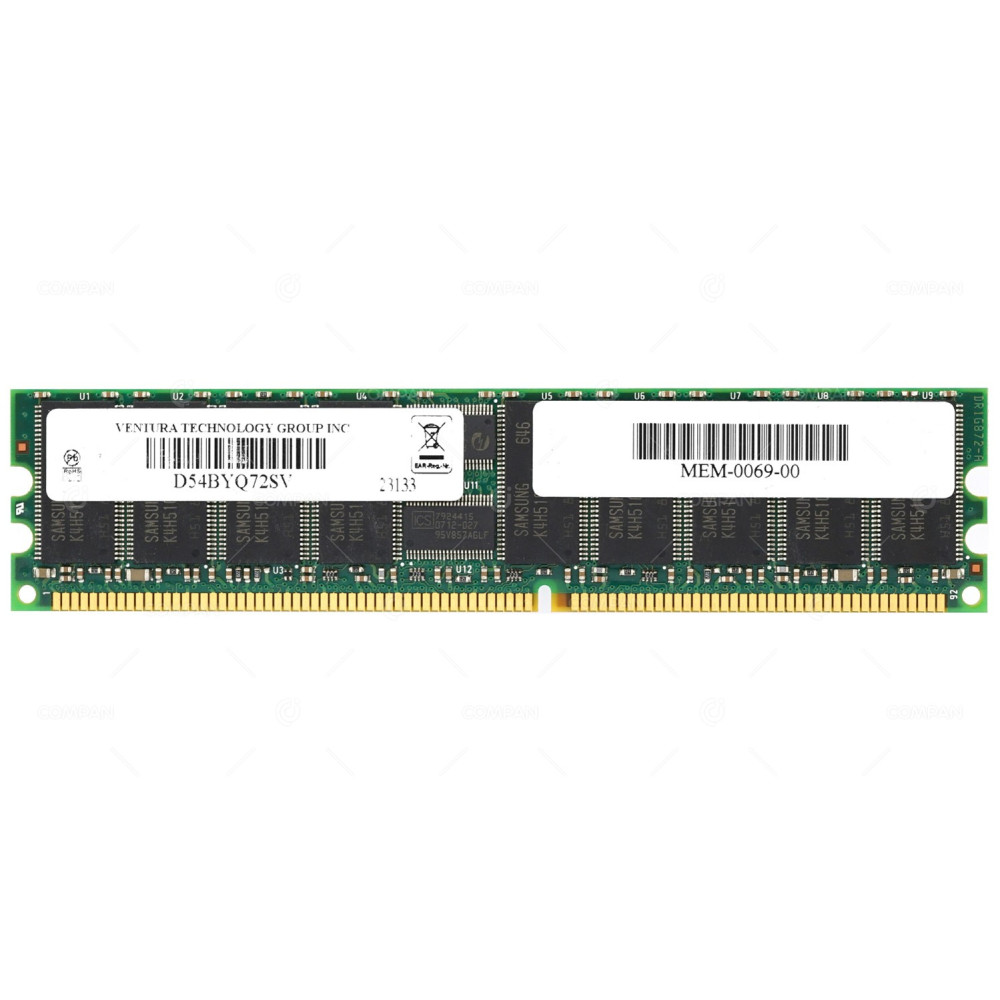 D54BYQ72SV VENTURA MEMORY 1GB PC-3200 DDR 400MHZ ECC MEM-0069-00