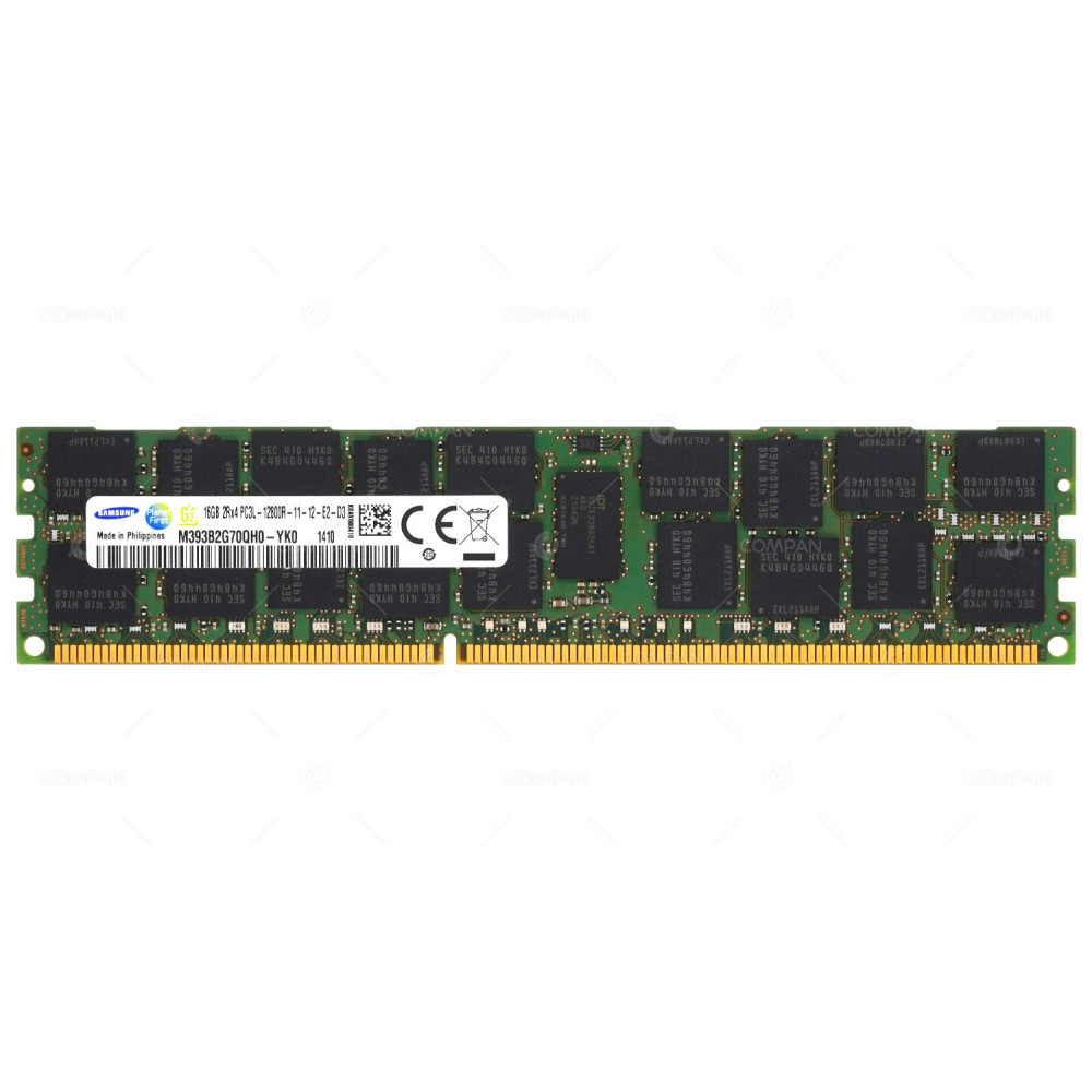 GG-MJ316G1X2-R HITACHI 16GB 2RX4 PC3L-12800L DDR3 1600MHZ ECC REGISTERED MEMORY M393B2G70QH0-YK0