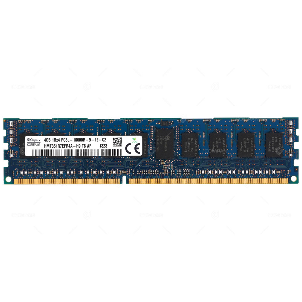 HMT351R7EFR4A-H9 HYNIX MEMORY 4GB 1RX4 PC3L 10600R DDR3 -