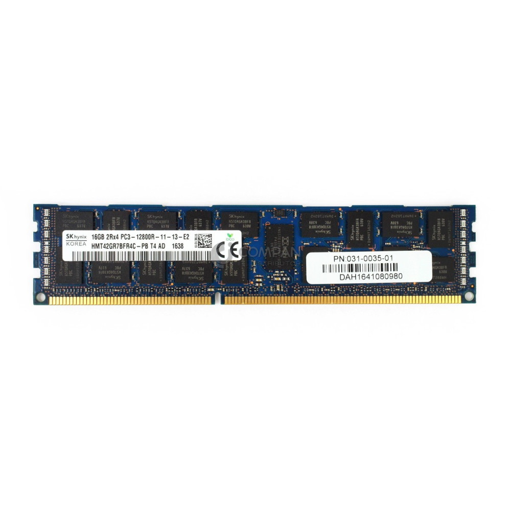 HMT42GR7BFR4C-PB HYNIX MEMORY 16GB 2RX4 PC3 12800R 1600MHZ HMT42GR7BFR4C-PB - -