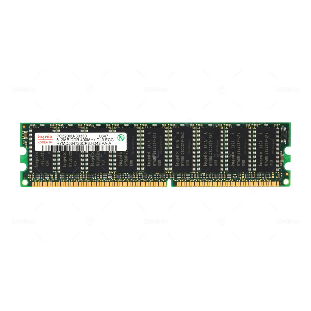 HYMD564726CP8J-D43 HYNIX MEMORY 512MB DDR 400MHZ CL3 ECC -
