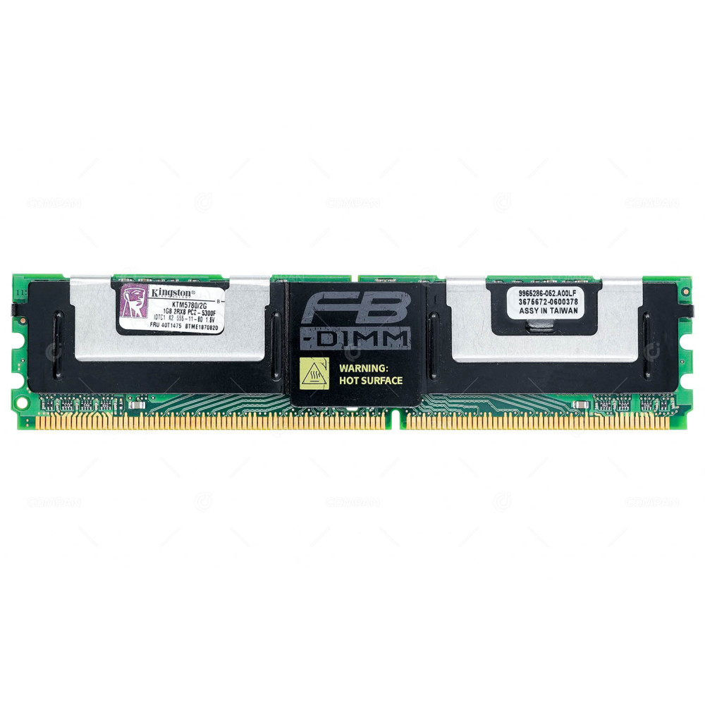 KTM5780-2G KINGSTON MEMORY 1GB 2RX8 PC2 5300F DDR2 KTM5780/2G