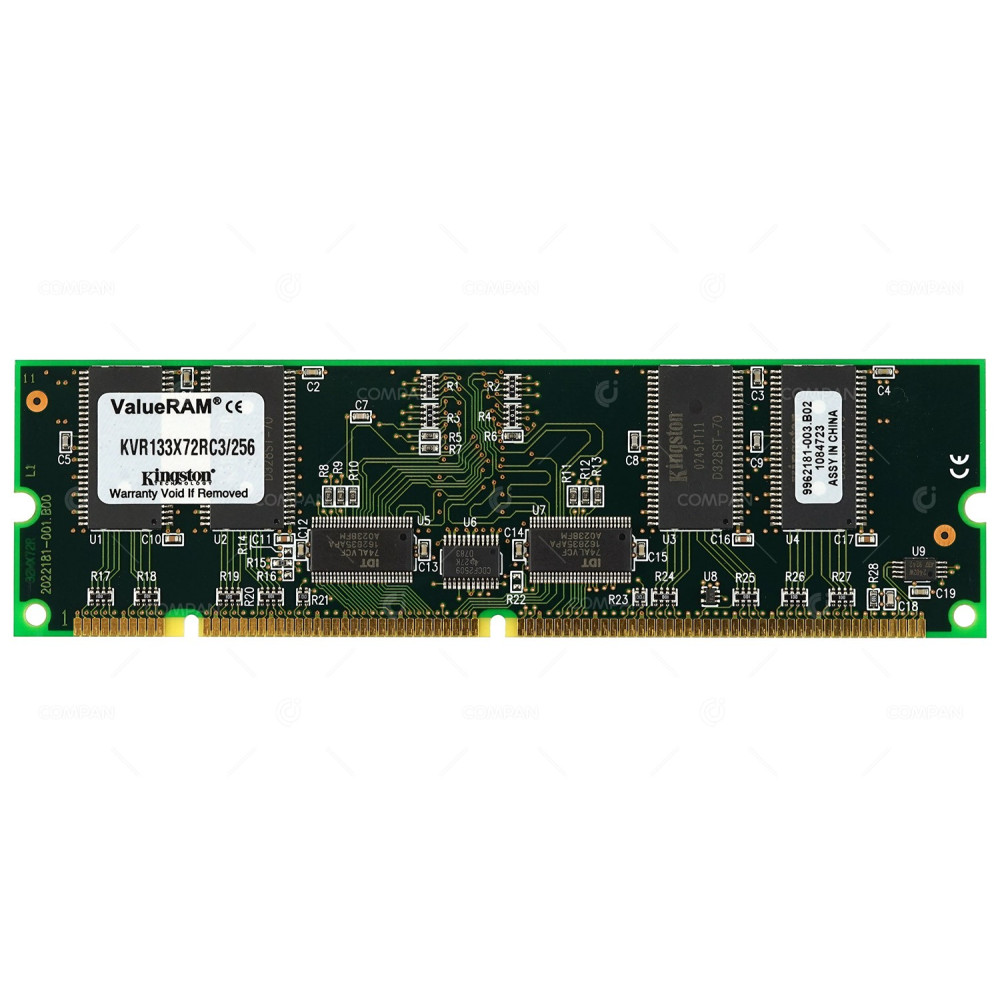 KVR133X72RC3-256 KINGSTONE 256MB  PC-133R SDRAM 133 MHZ MEMORY -