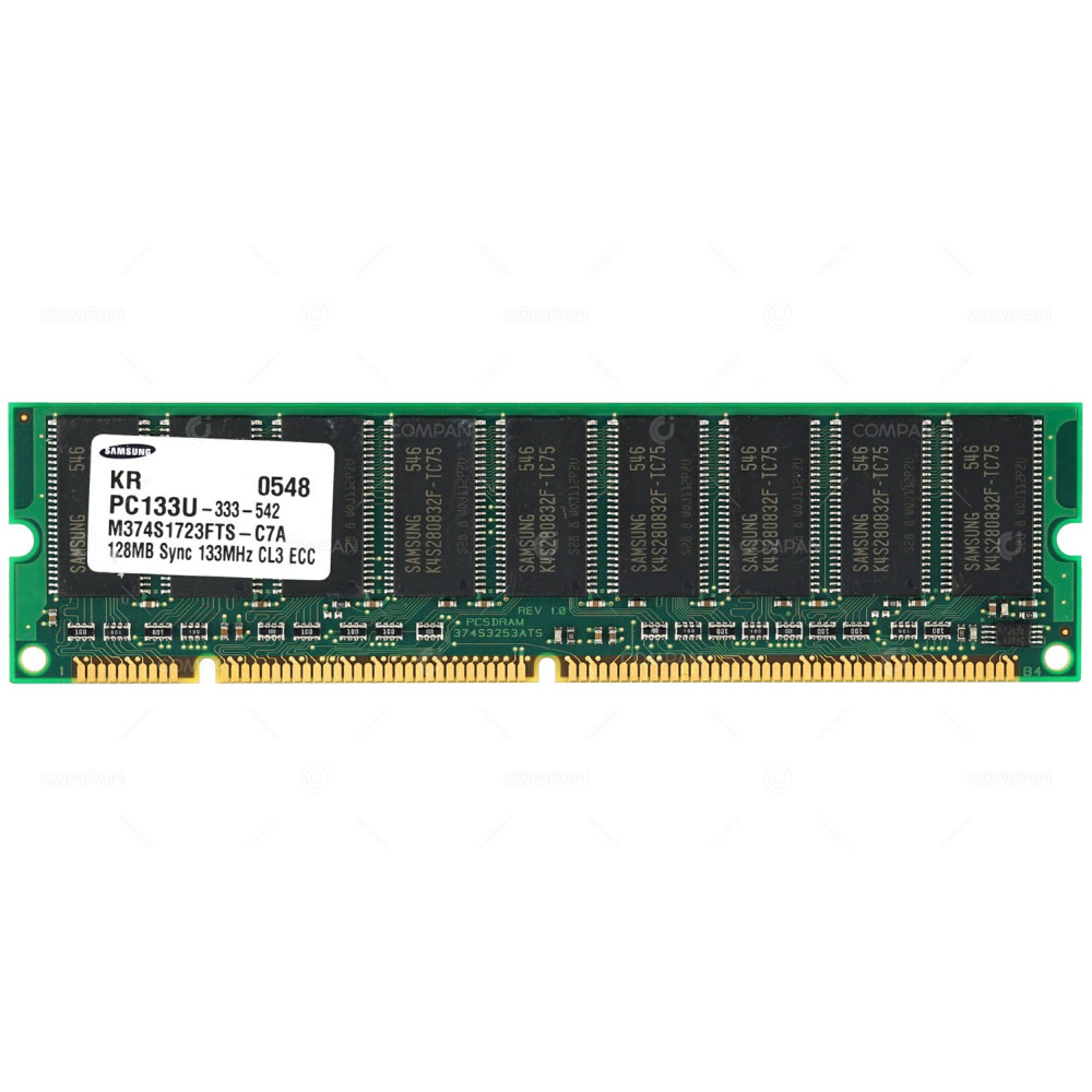 M374S1723FTS-C7A SAMSUNG MEMORY 128MB PC133U 133MHZ CL3 ECC -