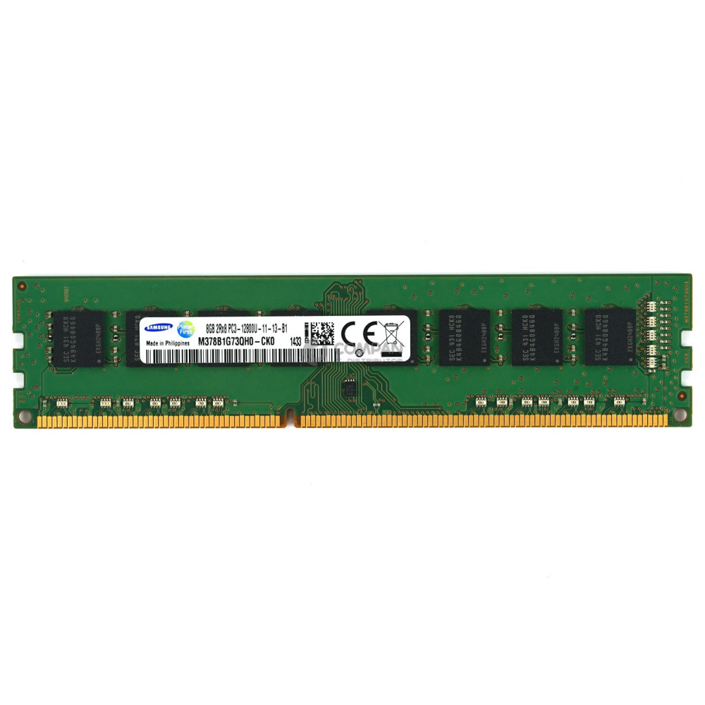 M378B1G73QH0-CK0 SAMSUNG MEMORY 8GB 2RX8 PC3 12800U DDR3 M378B1G73QH0-CK0 - -
