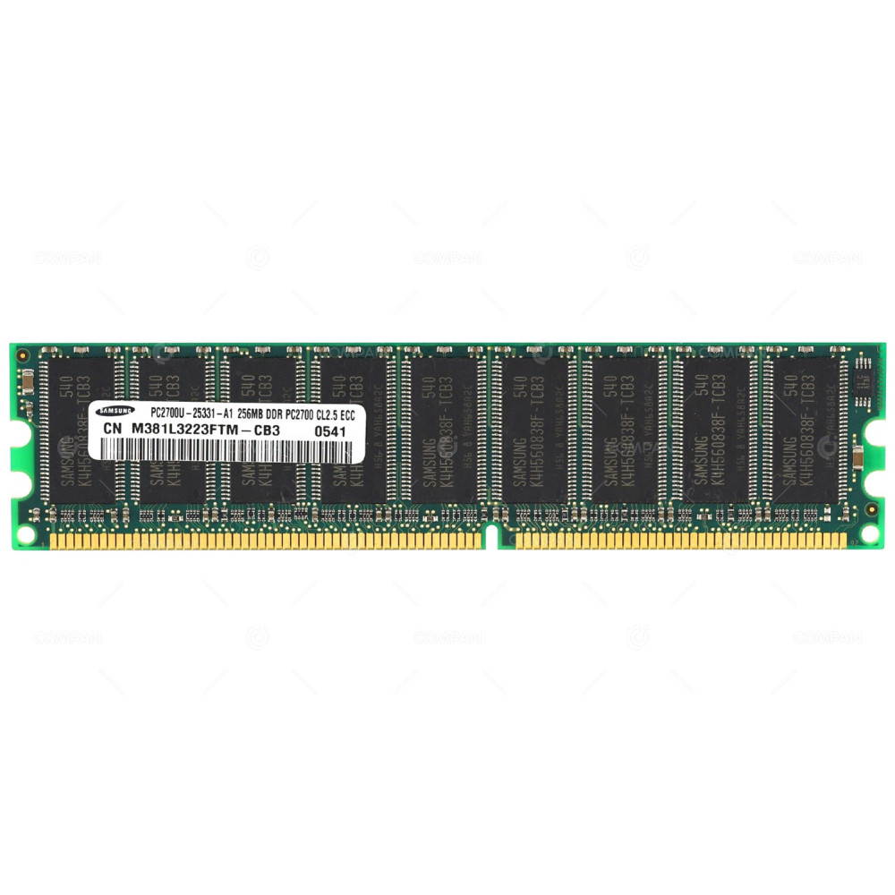 M381L3223FTM-CB3 SAMSUNG MEMORY 256MB PC2700 CL2.5 ECC DDR -