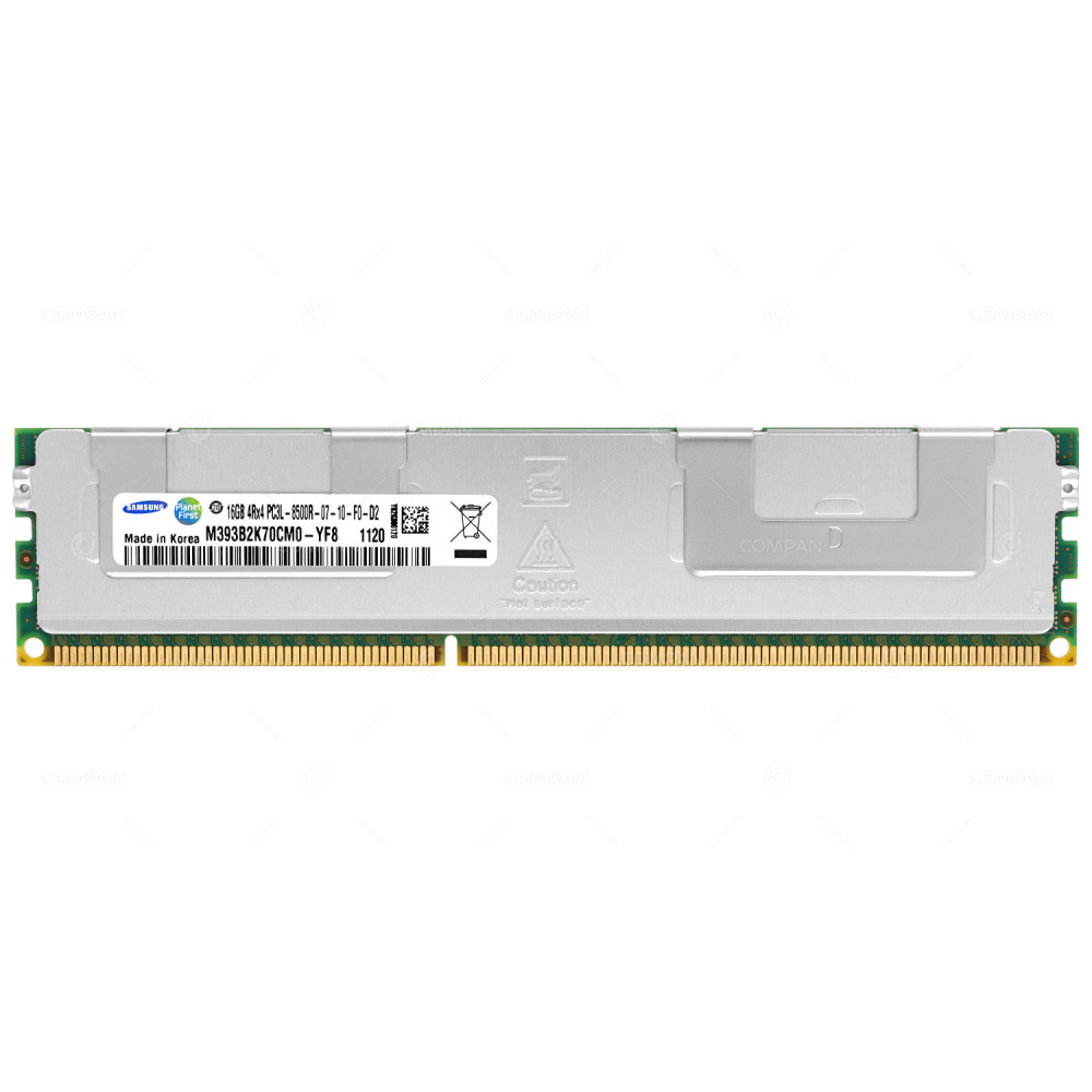 M393B2K70CM0-YF8 SAMSUNG MEMORY 16GB 4RX4 PC3L 8500R DDR3 -