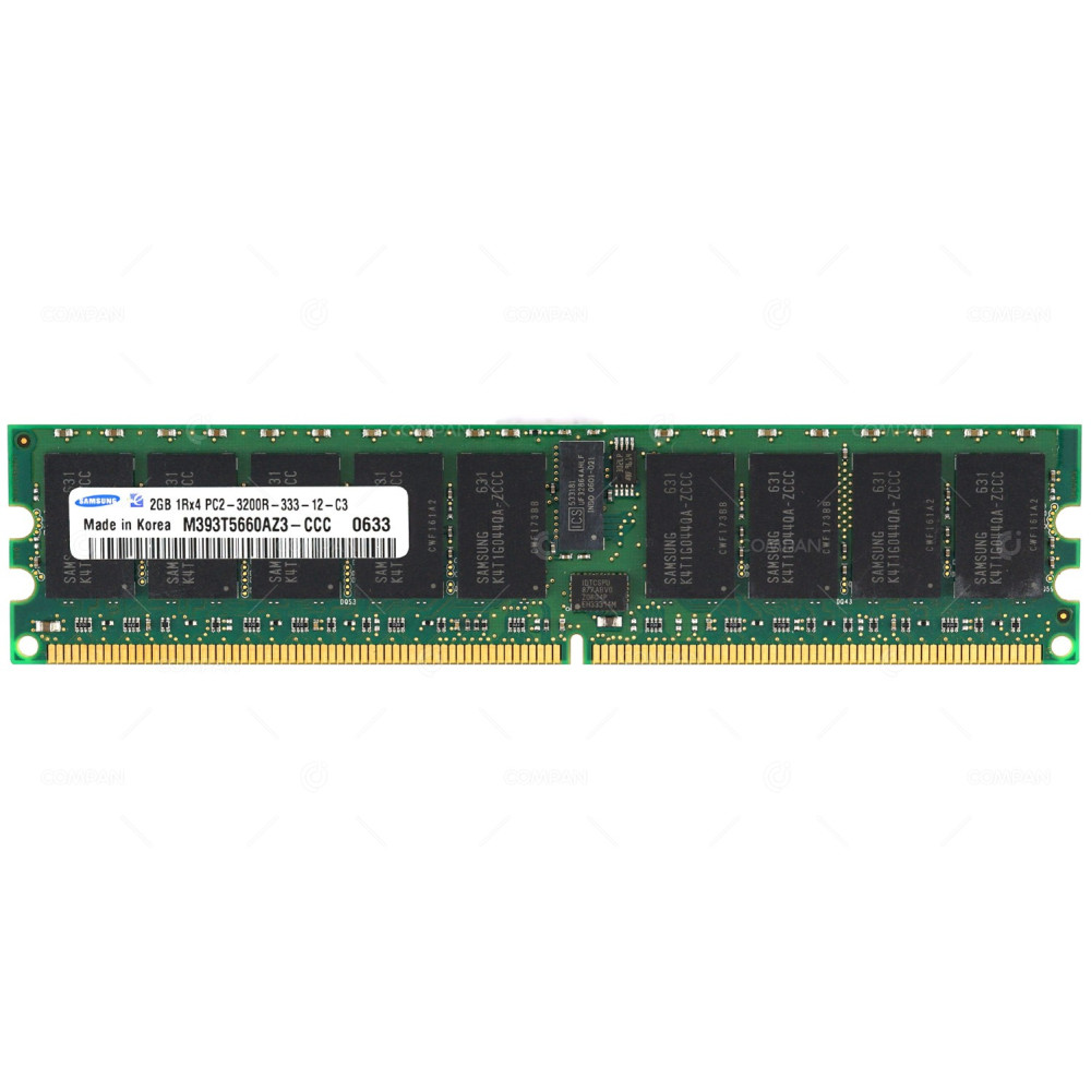 M393T5660AZ3-CCC SAMSUNG MEMORY 2GB 1RX4 PC2 3200R DDR2 -