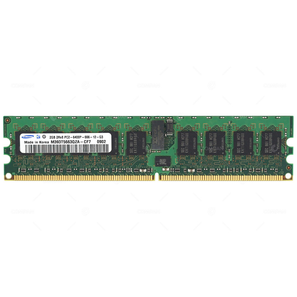 M393T5663QZA-CF7 SAMSUNG MEMORY 2GB 2RX8 PC2 6400P DDR2 -