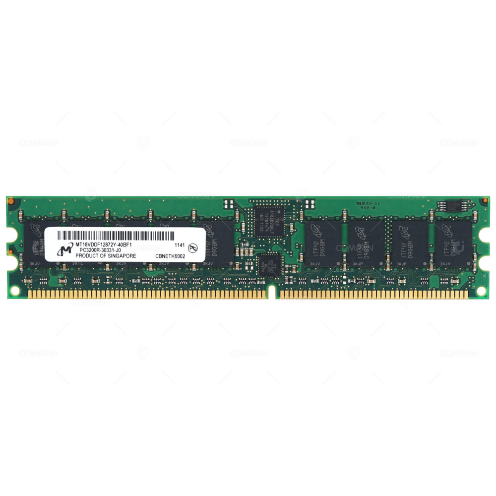 MT18VDDF12872Y-40BF1 MICRON MEMORY 1GB PC1 3200R DDR1 -