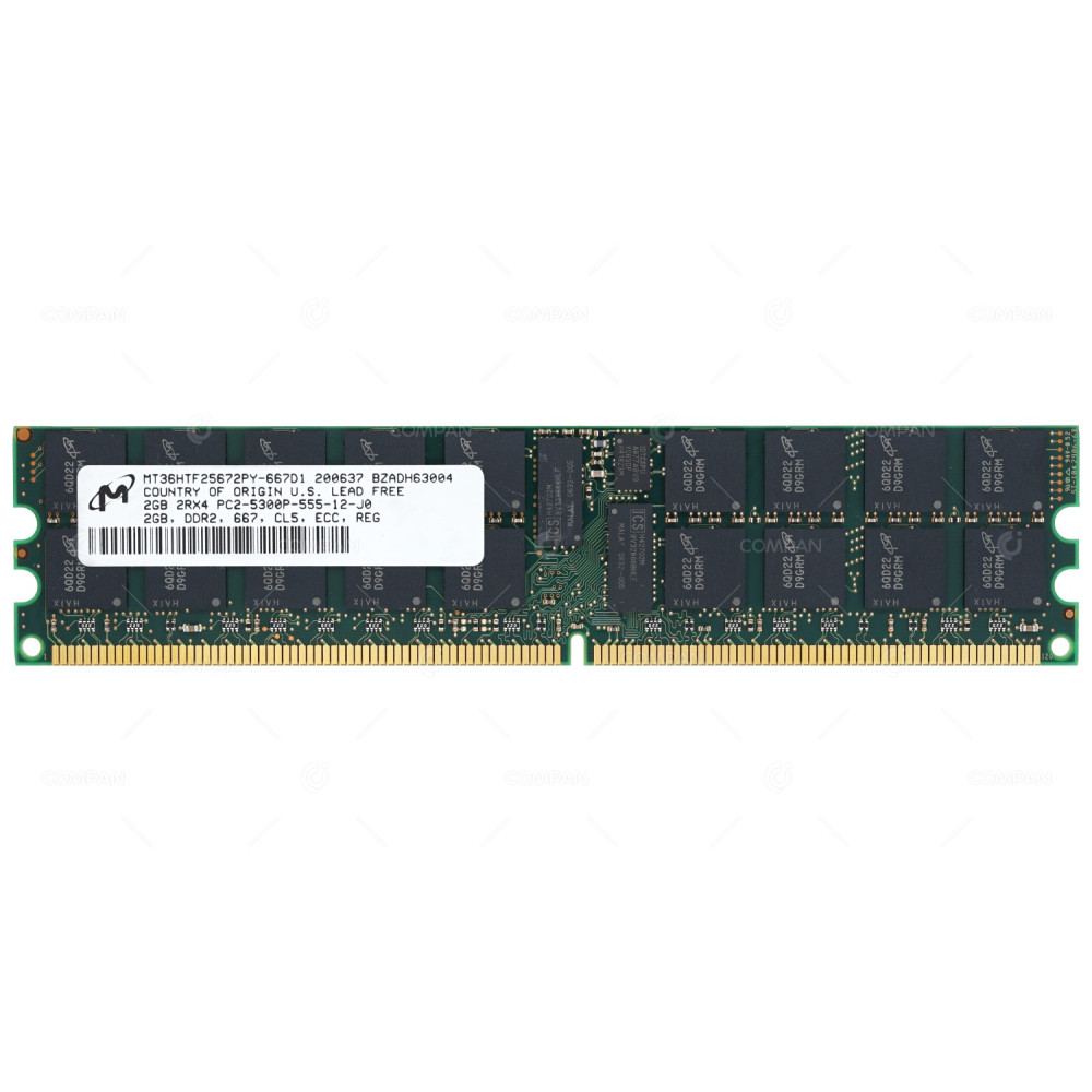 MT36HTF25672PY-667D1 MICRON MEMORY 2GB 2RX4 PC2 5300P DDR2 -