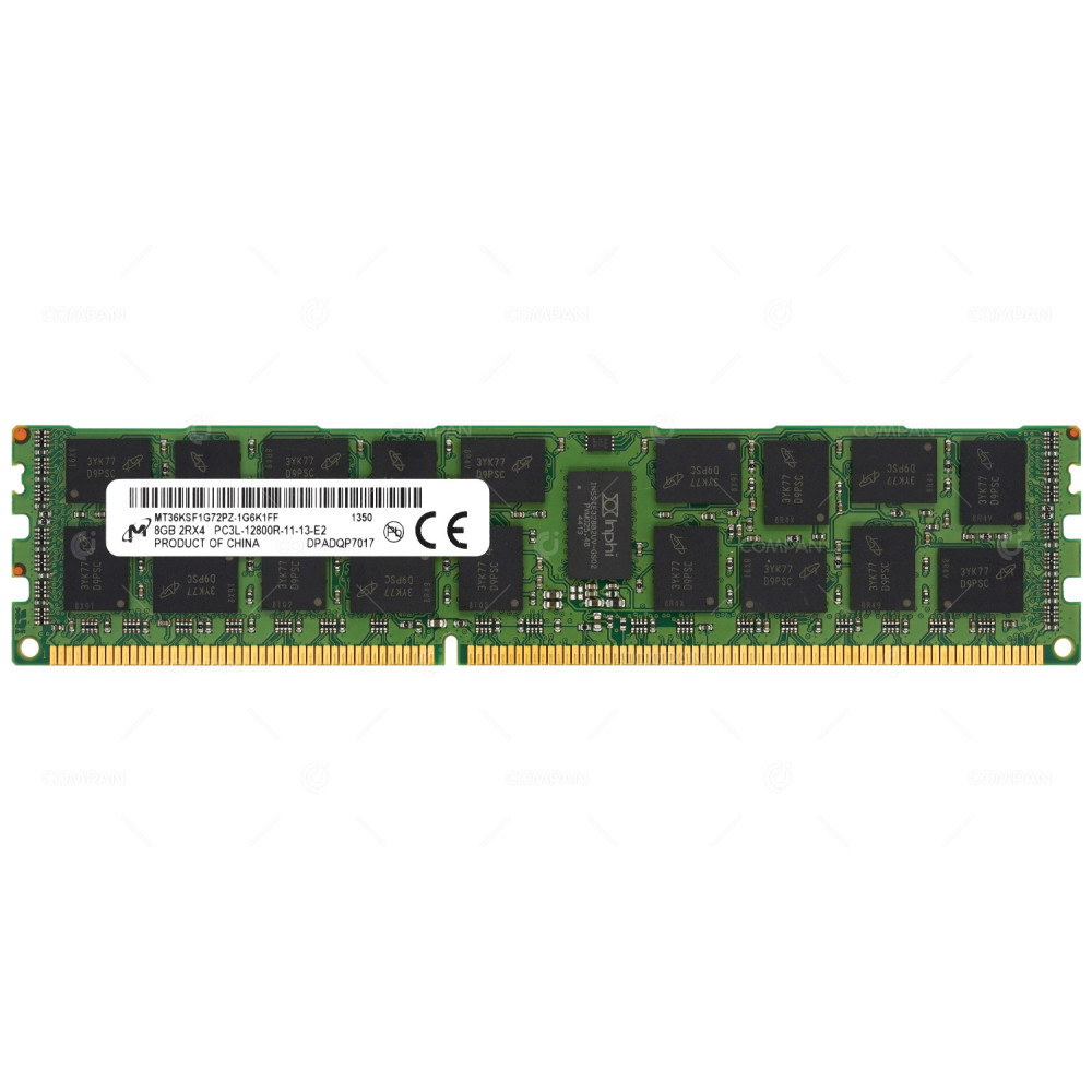 MT36KSF1G72PZ-1G6K1 MICRON MEMORY 8GB 2RX4 PC3L 12800R DDR3 -