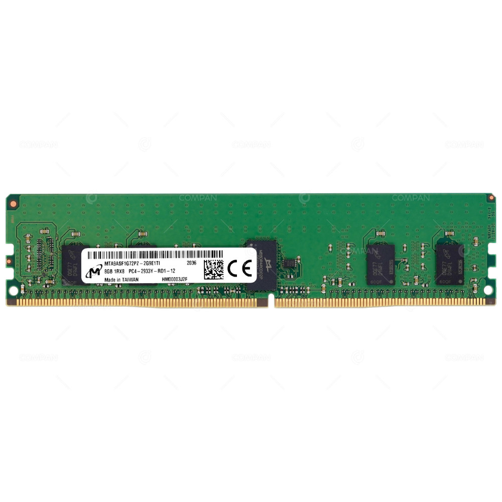 MTA9ASF1G72PZ-2G9E1 MICRON MEMORY 8GB 1RX8 PC4 2933Y DDR4 23400Y -