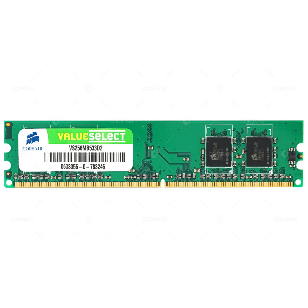 VS256MB533D2 CORSAIR MEMORY 256MB PC2 4200 DDR2 0633356-0-783243