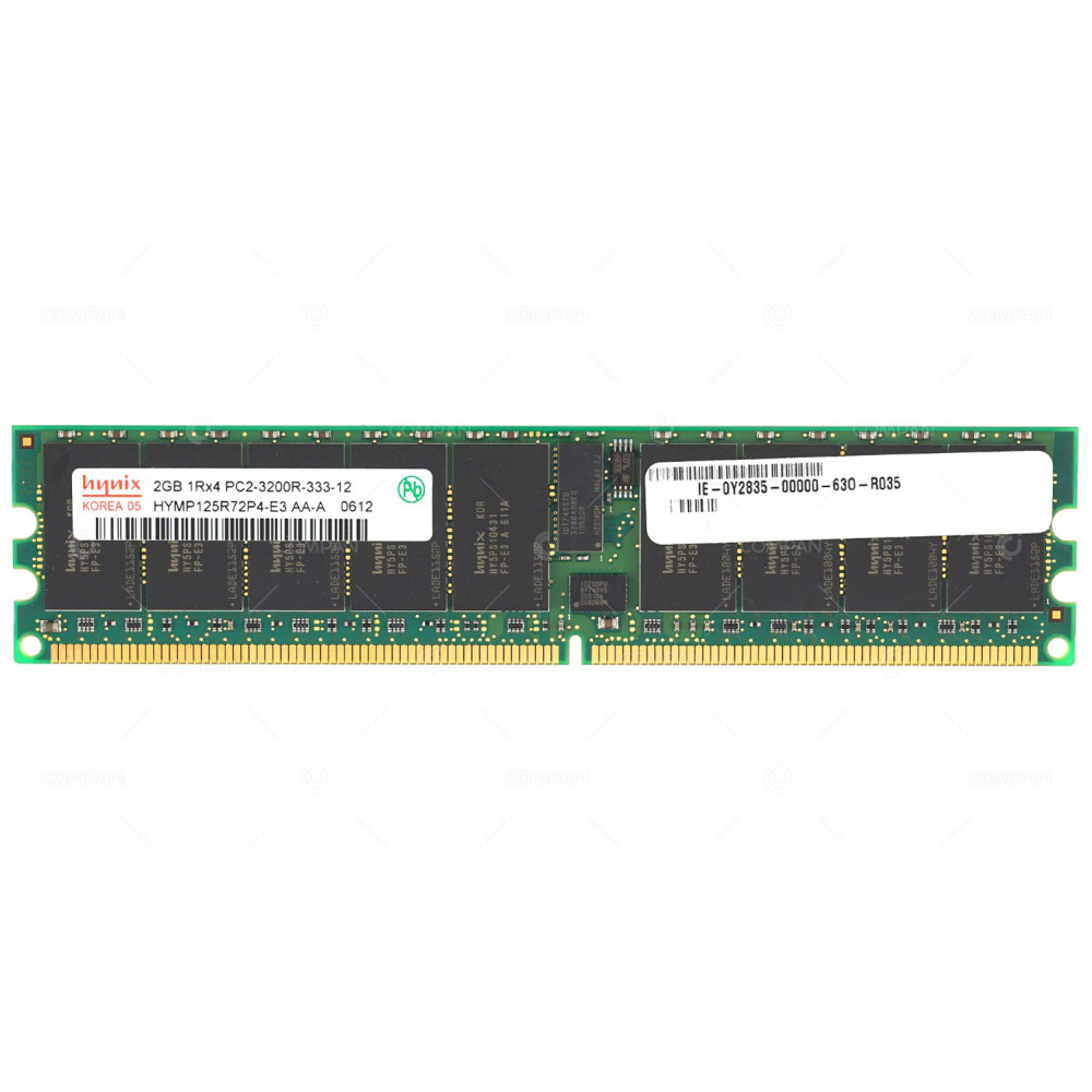 Y2835 DELL MEMORY 2GB 1RX4 PC2 3200R DDR2 0Y2835