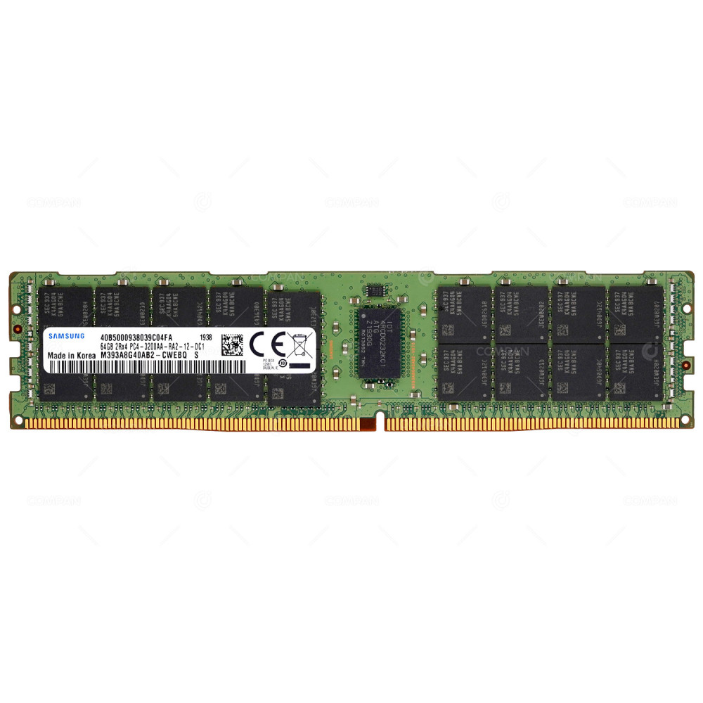 M393A8G40AB2-CWE  SAMSUNG DDR4 64GB 2RX4 PC4-25600 3200MHZ RDIMM CL22