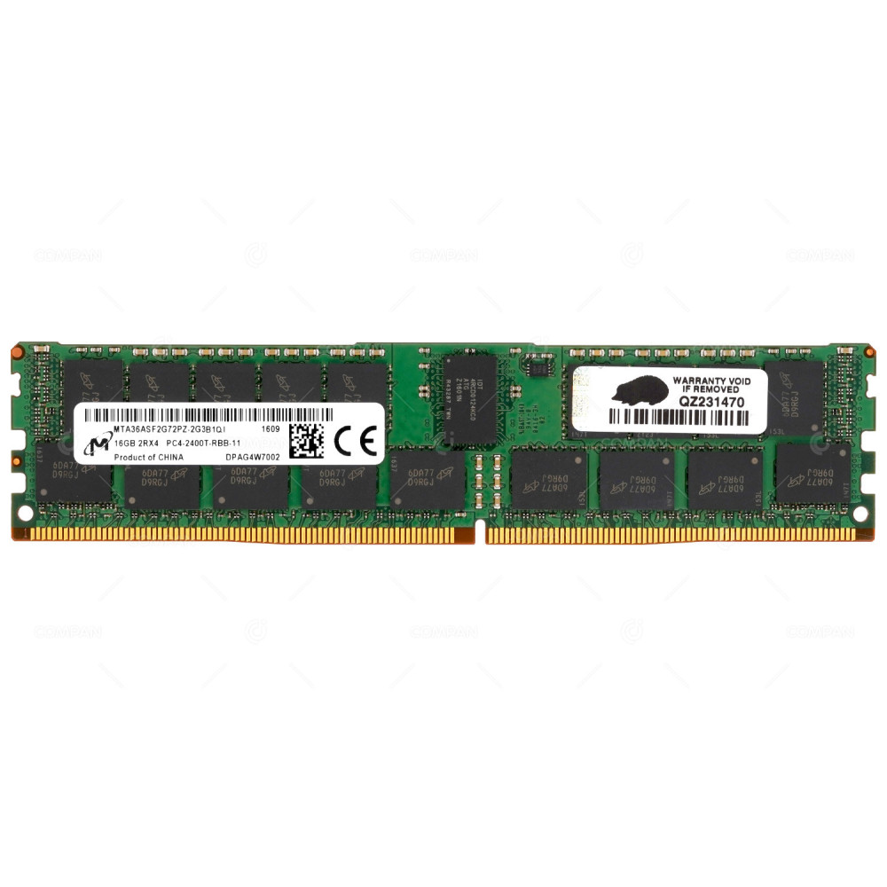 MTA36ASF2G72PZ-2G3B1  MICRON MEMORY 16GB 2RX4 PC4 2400T DDR4 19200