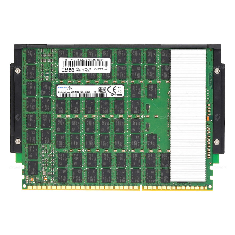 00VK243  IBM DDR4 256GB CDIMM PC4-12800 1600MHZ FOR IBM E980 PSERIES POWER 9