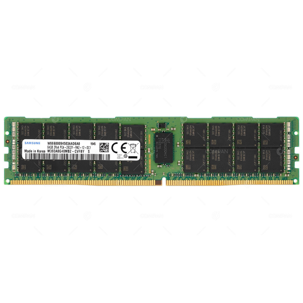 M393A8G40MB2-CVF  SAMSUNG DDR4 64GB 2RX7 PC4-23466 2933MHZ RDIMM CAS 21-21-21