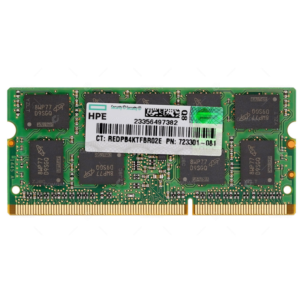 723301-081  HP 8GB 2RX8 PC3L 12800S DDR3 MEMORY FOR SYNERGY COMPOSER MODULE