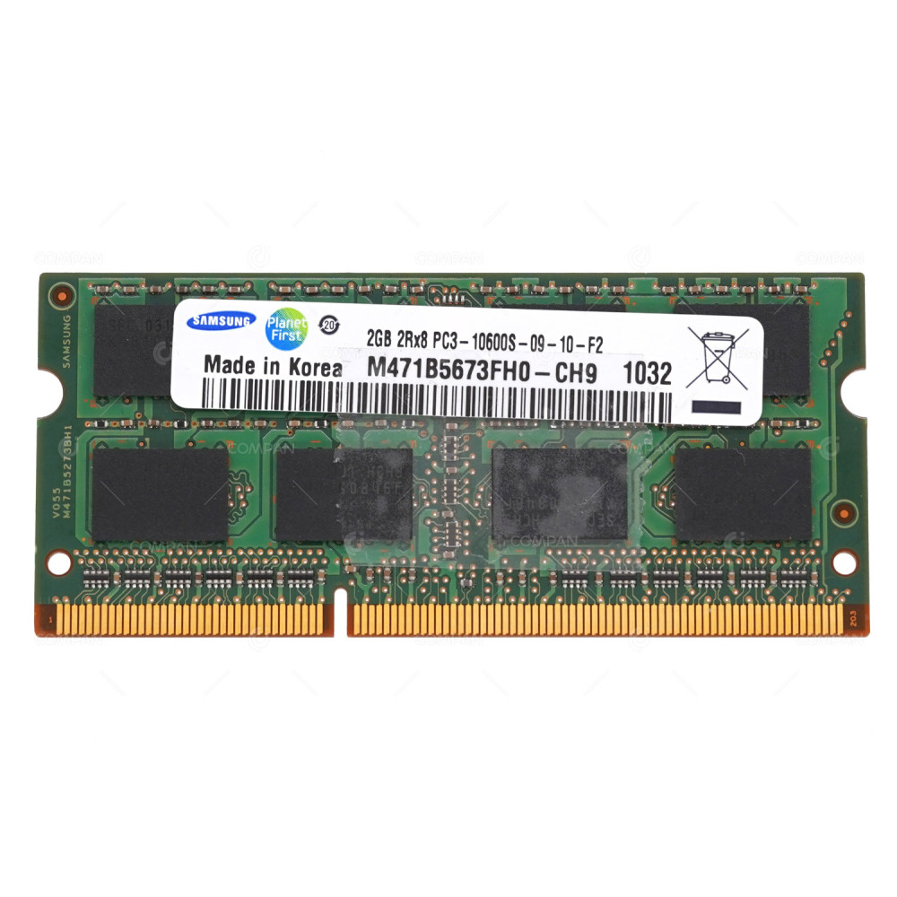 572293-B88  HP MEMORY 2GB 2RX8 PC3 10600 DDR3 1333 SODIMM 204PIN FOR LAPTOPS