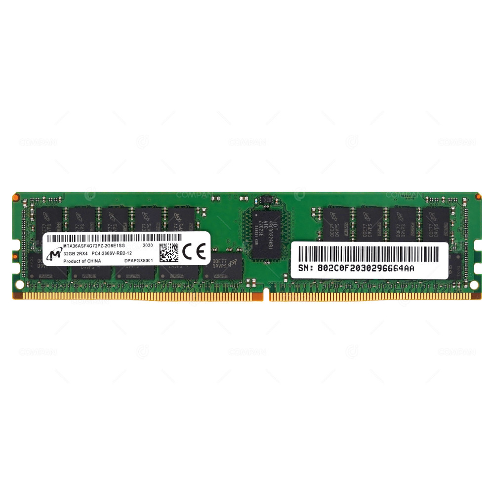 100-532-602-00  DELL EMC 32GB 2RX4 PC4-2666V ECC REGISTERED MEMORY FOR POWERSTORE 3000T
